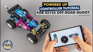 LEGO Technic 42124 Off-road buggy custom control tutorial in the Powered Up app