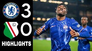 Noni Madueke Goal  Chelsea vs Legia Warszawa 3-0 | Highlights & Goals | Conference League 24/25
