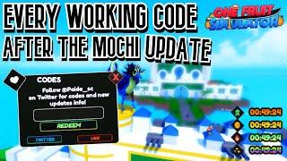 Every Working Code after the Mochi Update (One Fruit Simulator)