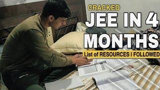 Resources I followed to crack JEE in  4 months| Secret books revealed|