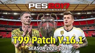 PES 2017 T99 PATCH V16.1 MAY UPDATES AIO