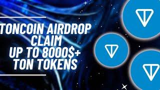 TON Coin Crypto Airdrop | How to claim 8000$ TON token | Durov Launch TON Coin Airdrop?