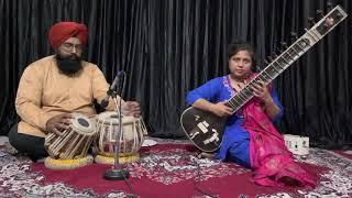 Sitar and Tabla, Prof: Vanita and Rajvinder Singh, Raag Charukeshi, Drut Teentaal