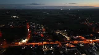 Athboy Night Aerial Footage