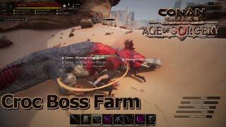 Conan Exiles | Croc Boss Farm | Easy Legendary Weapon Farm 2023