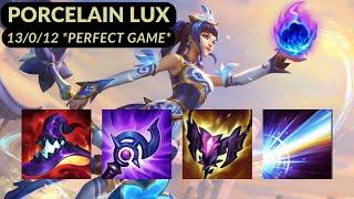 My Perfect Porcelain Lux Game - No deaths, most kills, and most damage on my team
