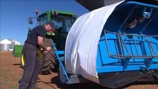 Grain Storage Systems Australia Attaching and Filling Bag