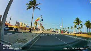 Berimbau Beach Bar - toda Orla de Aracaju até a Colina - Santo Antônio. - Xiaomi 70mai A800s