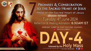 (LIVE) DAY - 4, 7 Promises & Consecration; The Sacred Heart of Jesus | Tue | 4 June 2024 | DRCC