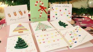 DIY Holiday/Christmas Cards | Handmade Greeting Cards | Crafts for Kids | Mytwolittlesunshines