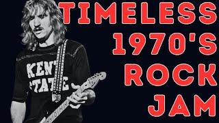 Timeless Mellow Classic Rock Jam | Guitar Backing Track (B Minor)