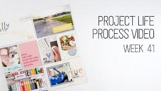 Project Life Process Video // Week 41 // Mega stash kit