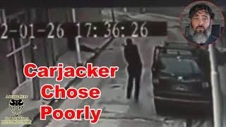 Carjacker Briefly Regrets Picking The Wrong Guy To Try