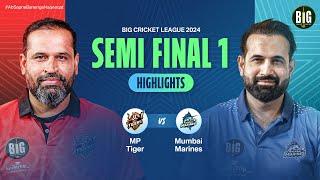 BCL 2024 - Semi Final 1 | MP Tigers vs Mumbai Marines Highlights | #BigCricketLeague