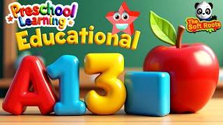 Preschool Learning activities for 3 year olds at home | Learn ABC Phonics Shapes Numbers Colors 