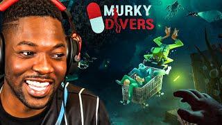 RDC PLAYS A NEW VIRAL TWITTER GAME MURKY DIVERS! (Speedrunners, Golf with friends)