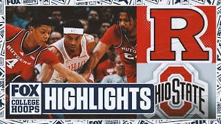 Rutgers Scarlet Knights vs. Ohio State Buckeyes highlights | FOX College Hoops