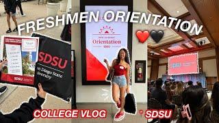 COLLEGE VLOG: SDSU Freshmen Orientation