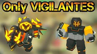 Only VIGILANTES Solo Triumph Fallen Mode Tower Roblox Tower Defense Simulator