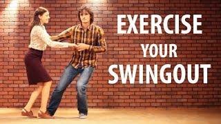 SWINGOUT EXERCISES. Learn swing out. Lindy hop lesson. Свингаут