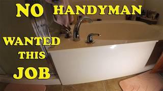 Replacing a Bathtub Faucet | No Access Door