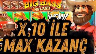 SLOT OYUNLARI | BİG BASS SPLASH |KÜÇÜK KASA YÜKSEK KASA KAÇ ALTIN BALIK GELDİ SAYAMADIK