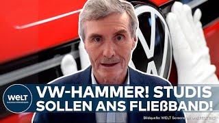 DEUTSCHLAND: "Mit dem Bachelor ans Fließband!" Volkswagen in der Krise! Duale Studenten müssen ran!