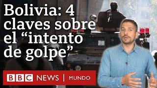 4 claves del "intento de golpe de Estado" militar que denunció el presidente de Bolivia