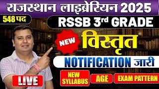 Rajasthan Librarian 3rd Grade Post- 548Official Notification OutComplete information #librarian