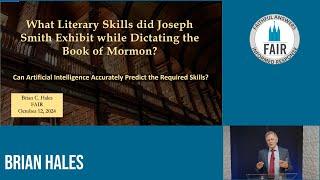 Did Joseph Smith write the Book of Mormon?