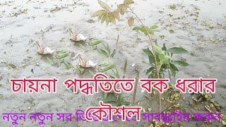 চায়না পদ্ধতিতে বক ধরা একদম সহজ বক শিকার করার কৌশল দেখে নিন Chinese Buck Catching Techniques