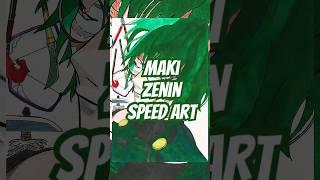 【SPEED ART】Making Zenin #shorts #art #drawingprocess