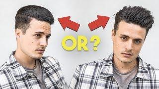 2 Mens Hair Tutorials | Modern Vs. Messy Slick Back Hairstyle Tutorial 2019