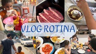 VLOG: NOSSA ROTINA | CHURRASCO NA AIR FRYER | BOLO FÁCIL