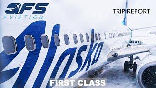 TRIP REPORT | Alaska Airlines - 737 800 - Seattle (SEA) to Anchorage (ANC) | First Class