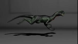 Dinosaur Run Cycle (final) - Animated By: Jeremy Dilks