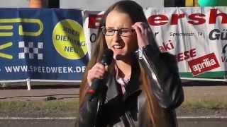 Diandra Gumz -  New Divide - Linkin Park cover @ Speedway Güstrow Pfingstpokal