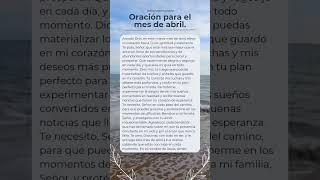 Oración para el mes de abril.