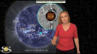 Multiple Earth-Directed Solar Storms & X-Flares on All Sides | Space Weather Spotlight 28 July 2024