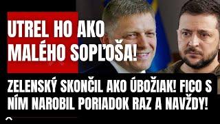 Náhly skrat pred kamerami! Fico utrel Zelenského ako malého sopľoša! Takúto nákladačku svet nečakal…