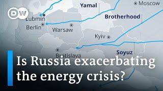 Russia threatens to halt gas supplies to Europe through Ukraine | DW News