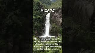 Having faith in God. #god #bibleverse #micah #bible