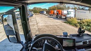 POV Truck Driving MAN TGX 470     Crossing borders France Germany  cockpit view 4K