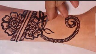 New Mehndi Design back hand mehndi designs 2022 Arabic alveena fatima