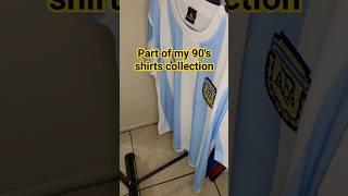 Showing part of my 90's football shirts collection #football #soccer