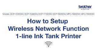 How to Setup Wireless Network Function on your 1-Line LCD Ink Tank Printer