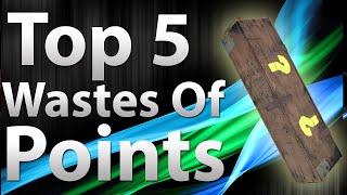 TOP 5 Wastes Of Points in "Call of Duty Zombies" - Black Ops 2 Zombies, Black Ops, & World at War