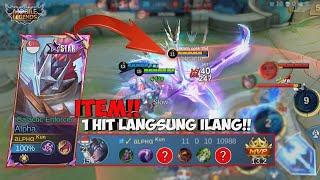 AKHIR SEASON BANYAK MUSUH GINI ‼️ GAMEPLAY ALPHA & BUILD TERBARU 2024 - Mobile Legends