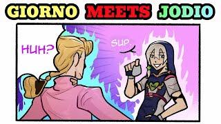 Giorno Meets Jodio - (JJBA Comic Dub)