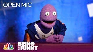Puppet Randy Feltface Performs in the Open Mic Round - Bring The Funny (Open Mic)